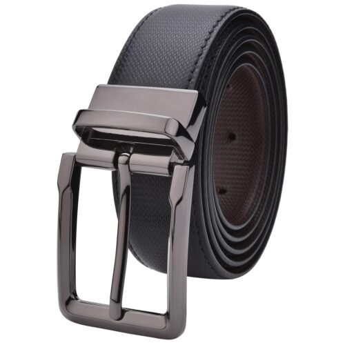 Men's Reversible Leather Belt (30 Pics)