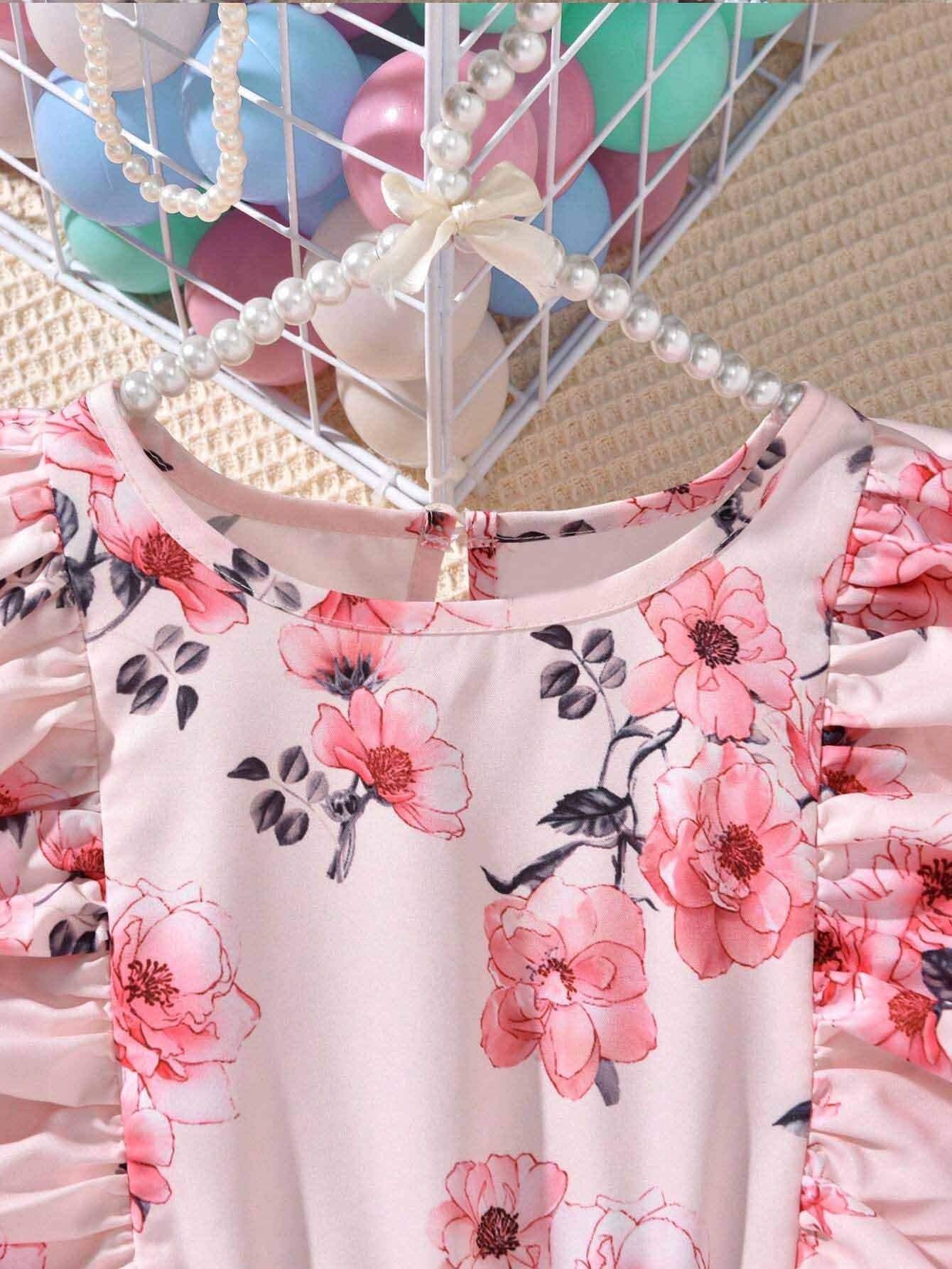 Frock with Beautiful Digital Printed Baby Girl Dress - Image 6