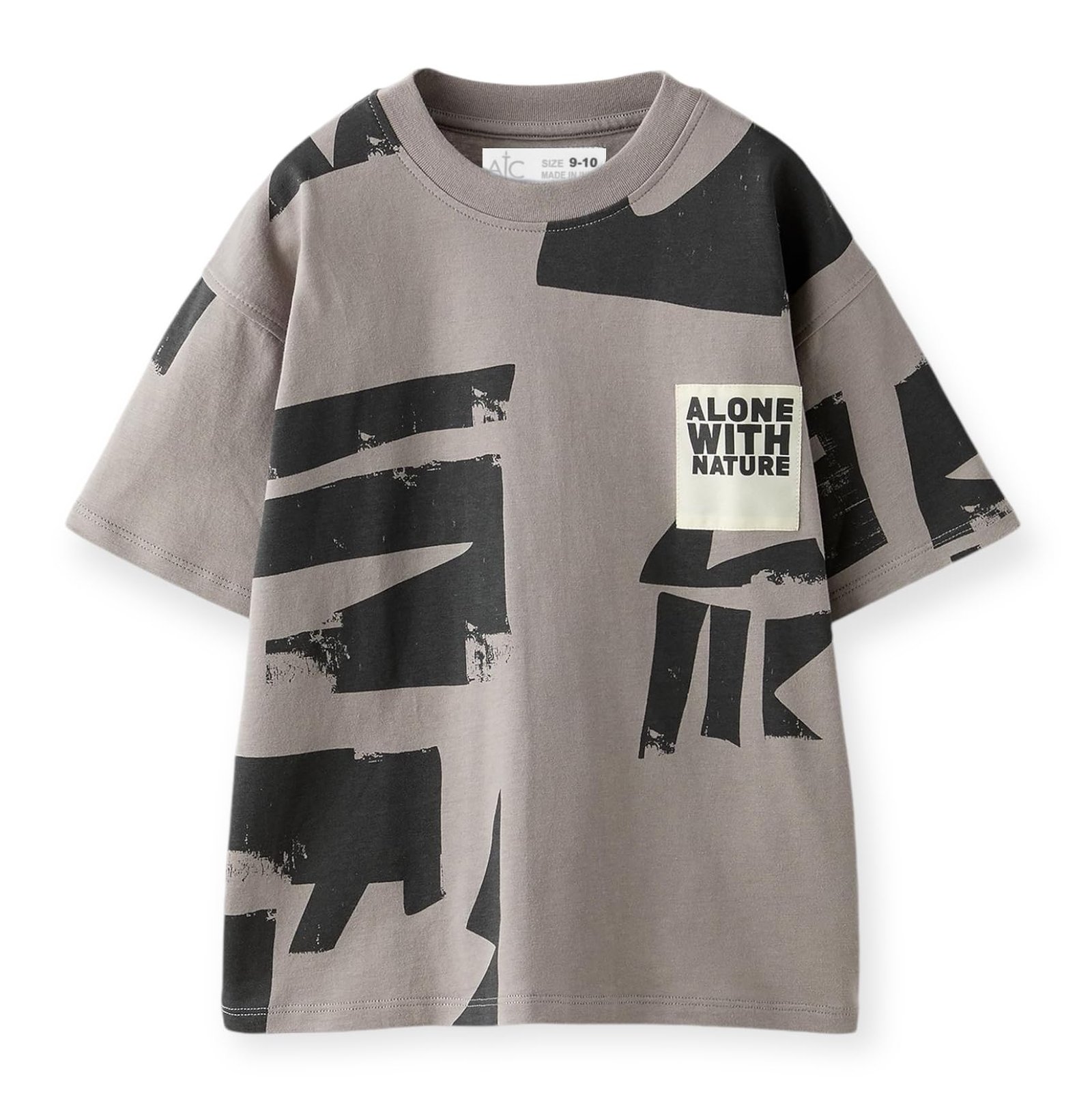 Clothing Boys Oversized Cotton Printed T-Shirt | Round Neck, Short Sleeves, Casual Wear