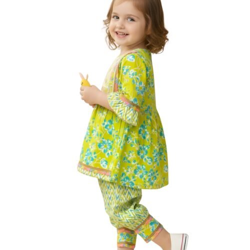 Kids Ethnic Frock & Pyjama Set | For Baby Girls