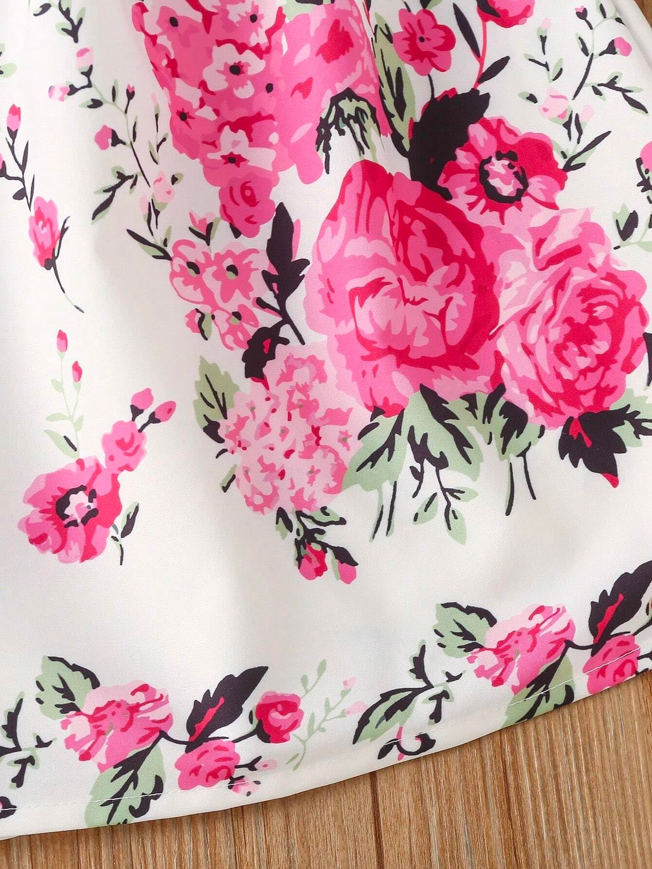 Frock with Beautiful Digital Printed Baby Girl Dress - Image 4