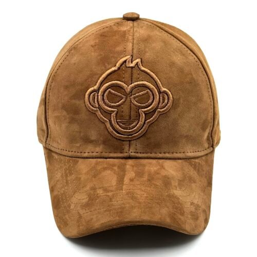 Pure Leather Cap for Mens and Womens Adjustable Cap Cap Pure Suede Leather Cap