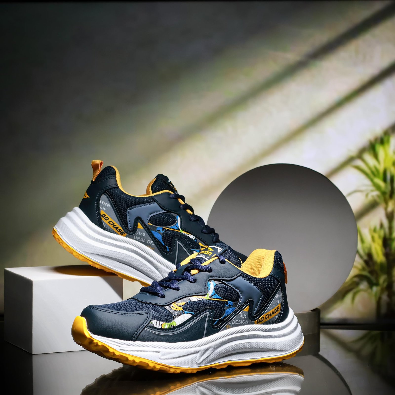 Adventure-52 Kids Shoes | Lightweight Sporty Kicks, Breathable Running Shoes, Secure Fit with Memory Foam Technology, Durable Grip Outsole | Stylish Sports Shoes for Boys &am - Image 5