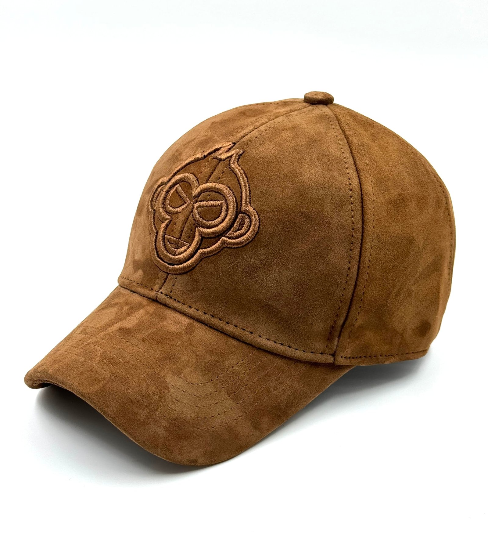 Pure Leather Cap for Mens and Womens Adjustable Cap Cap Pure Suede Leather Cap - Image 3