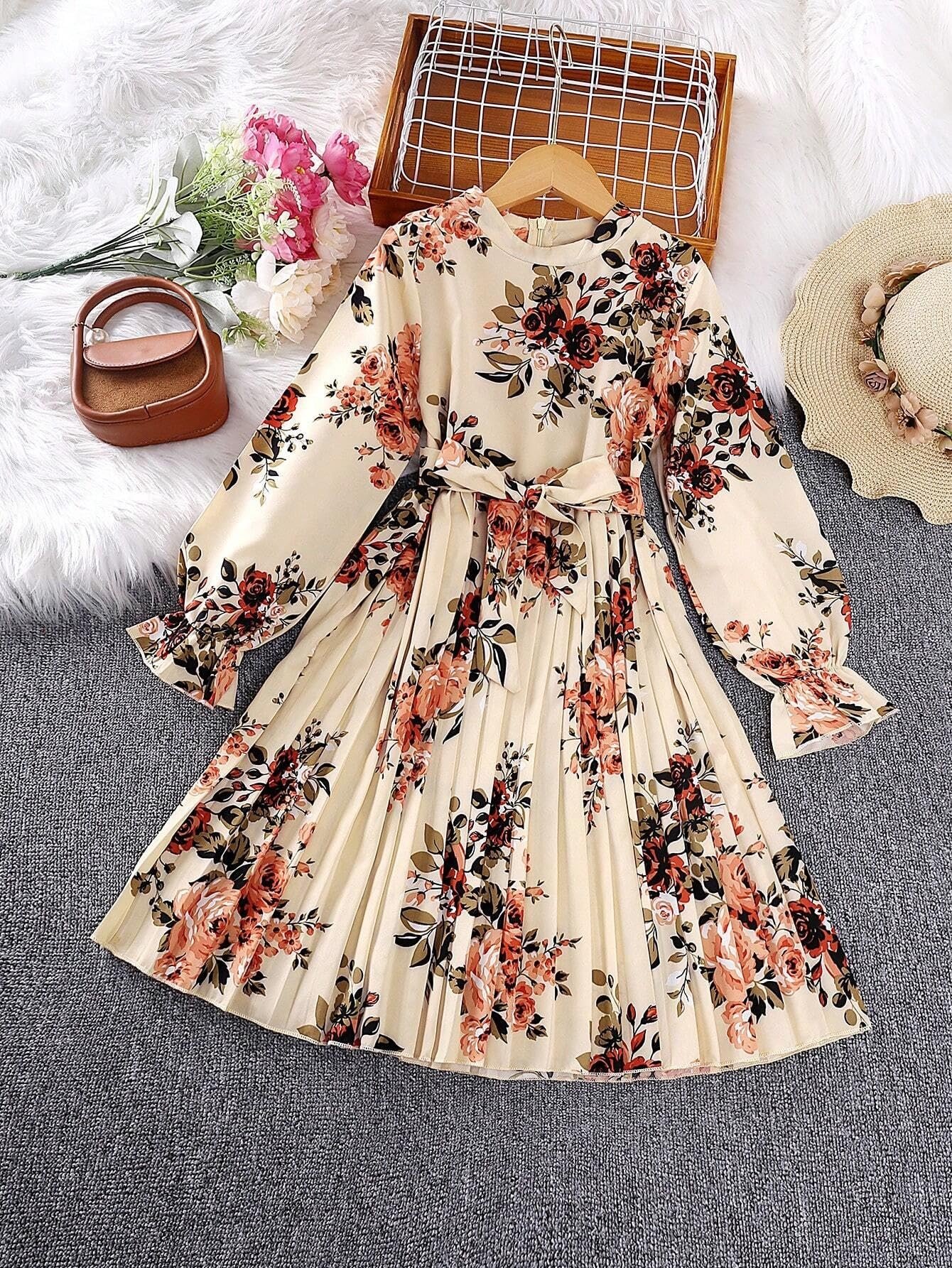 Frock with Beautiful Digital Printed Baby Girl Dress - Image 2